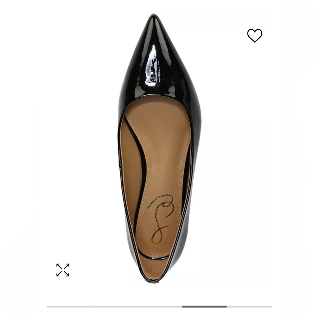 Sam Edelman pointed black flats.